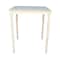 International Concepts Square Solid Wood Top Table, Turned Legs, Unfinished, 36 W, 36 L, 42 in H, Wood, Unfinished K-3636-342T - alternate 6